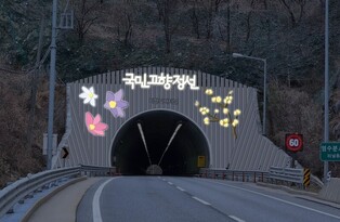 '국민고향정선' 가는 길목마다 할미꽃·동박나무 조형물 설치