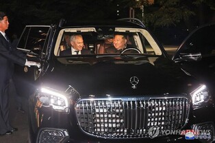 N.K. leader meets top Russian security official on 1st anniv. of Vostochny summit: KCNA