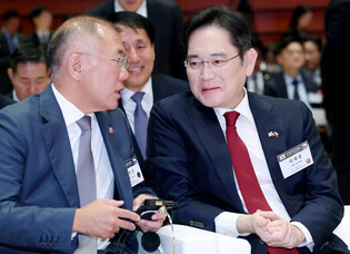 S. Korean business leaders in Prague