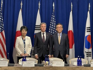 S. Korea-U.S.-Japan FMs' talks