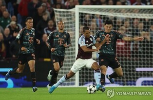 '김민재 86분' 뮌헨, UCL서 애스턴 빌라에 0-1로 져…시즌 첫 패