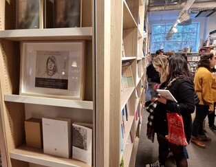 Han Kang section at British bookstore