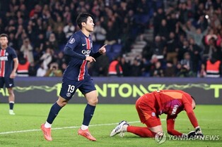 이강인, 리그 4호골 폭발…PSG는 4-2 승리