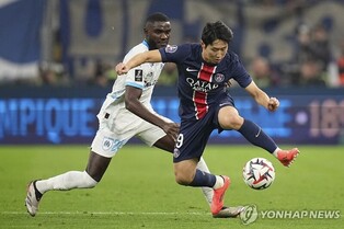 '이강인 78분' PSG, 마르세유에 3-0 완승…리그 9경기 무패