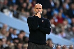 과르디올라 "더브라위너, 허벅지 통증 여전…복귀 시점 미정"