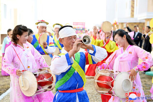 New houses in Pyongyang