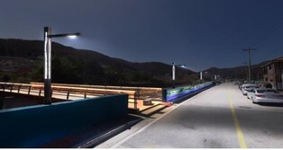 컴컴했던 태백시 상장동 벽화마을, 야간 관광명소로 탈바꿈