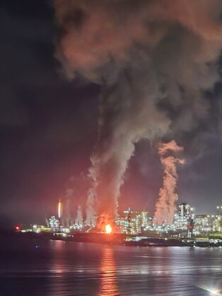 Fire at POSCO factory