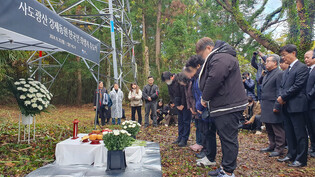 S. Korea holds separate memorial to honor Sado victims