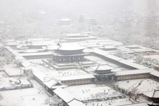 Snow in Seoul