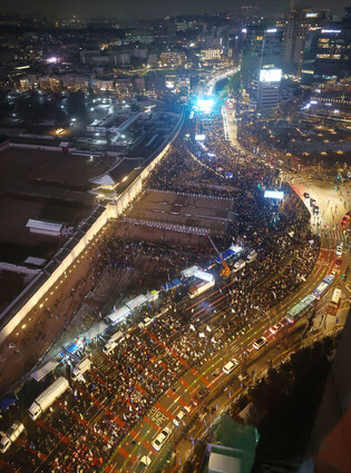 Anti-gov't protest in Seoul