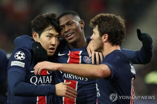 PSG, 잘츠부르크 3-0 잡고 UCL 토너먼트 희망가…이강인 풀타임