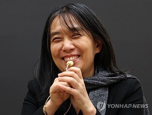 'We're together in every sentence,' says Nobel laureate Han Kang to translators