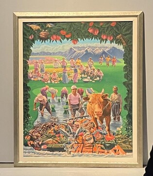 예술검열 논란 신학철 유화 '모내기' 광주 온다