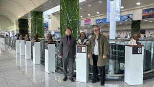 양양국제공항, '세계 인물 60인 조각전' 개최…내년 말까지