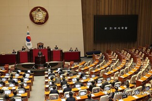(LEAD) Acting President Han faces impeachment vote