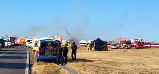 Ambulances at Muan airport