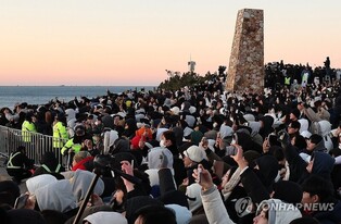 "새해엔 모두 행복하자"…을사년 밝힌 일출, 전국 차분한 해맞이