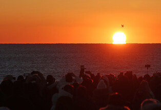 New Year's 1st sunrise