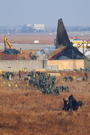 Search operations after plane crash