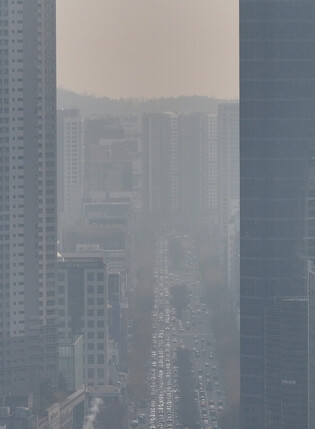 Daegu shrouded in haze
