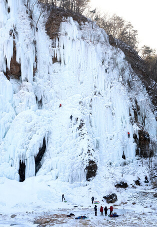 Ice climbing