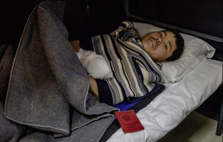 Captured N. Korean soldier
