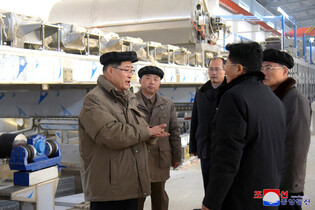 N.K. premier inspects chemical fiber plant