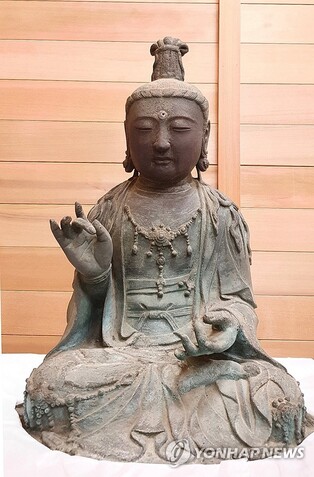 일본 돌아갈 고려불상, 24일 서산 부석사로…100일간 일반 공개