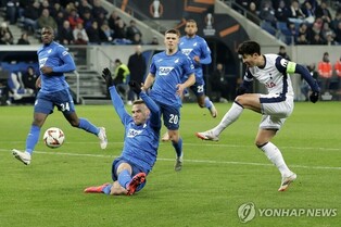 '꽝!꽝!' 손흥민, 최고 평점 8.7 "토트넘이 필요로 했던 멀티골"