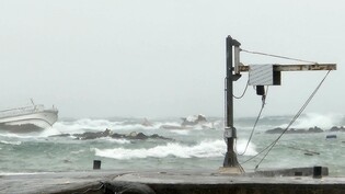 (LEAD) 12 people rescued after fishing boats run aground off Jeju Island; 1 in cardiac arrest