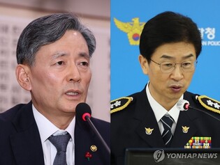 (2nd LD) Nat'l police chief, ex-Seoul police chief deny insurrection charges during 1st pretrial hearing