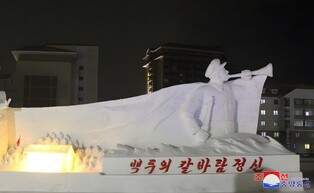 N. Korean ice sculpture festival