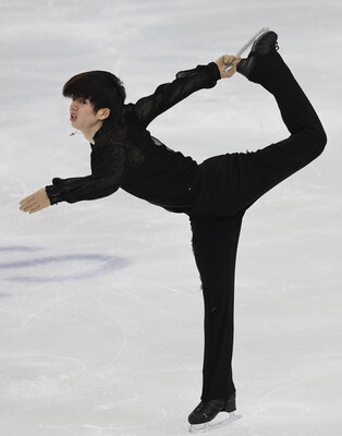 Figure skater Cha Jun-hwan at Asian Winter Games