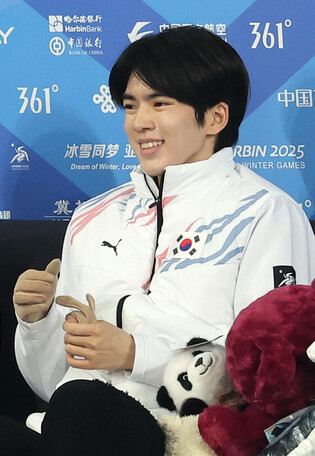 Figure skater Cha Jun-hwan at Asian Winter Games