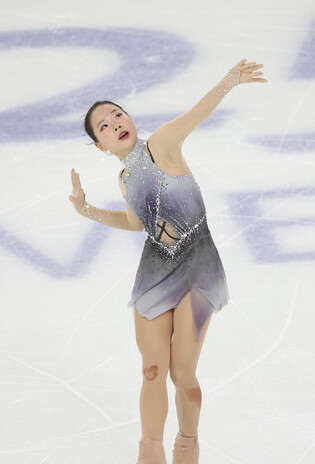 Figure skater Kim Seo-young at Asian Winter Games