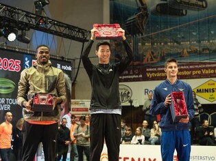 S. Korea's Woo wins World Athletics Indoor Tour Silver event