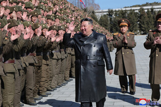 N.K. leader visits military, political school of armed forces