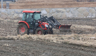 Tilling the farm