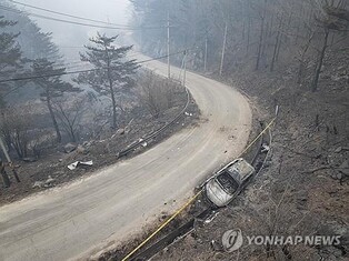 (LEAD) Biz groups join relief efforts in wildfire-hit areas
