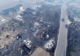 Wildfire in southeastern region