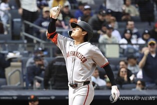 양키스 원정서 홈런 3개 폭발 이정후 "팀 승리가 중요"