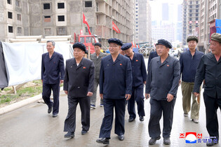 N.K. premier inspects housing construction site