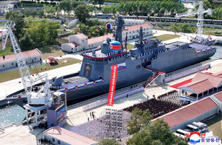 N. Korea's damaged warship launched