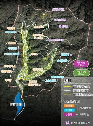 옥천군, 2033년까지 청산 명티리에 휴양림 조성