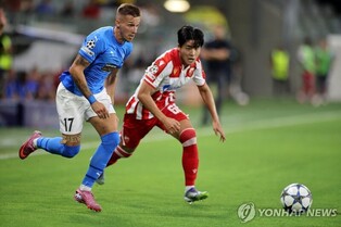 '설영우 풀타임' 즈베즈다, 파포스에 밀려 UCL 본선행 불발