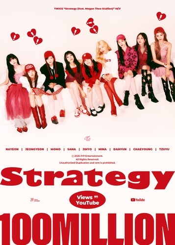 Twice hits 100 mln YouTube views for ‘Strategy’