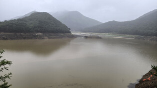 Rain in drought-hit region in northeast S. Korea
