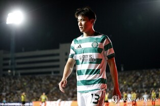 '마수걸이포' 양현준, 선제 결승골로 셀틱 리그컵 준결승행 앞장