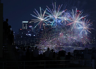 Photos from the 2025 Seoul International Fireworks Festival